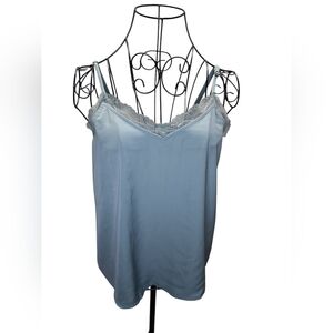 NWOT Hollister Light Blue Lace Cami Top